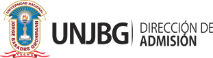 Logo Dirección de Admisión UNJBG